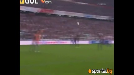 Спортинг Хихон 0 - 1 Барселона 02.10.2011 Гол на Адриано Корея, Испанска Примера Дивисион.