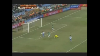 World Cup 2010 - Аржентина 3:1 Мексико 27.06.2010 
