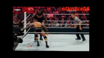 Mark Henry vs Randy Orton Night Of Champions Highlights