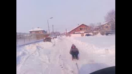 екстремно каране на шейна в драгор
