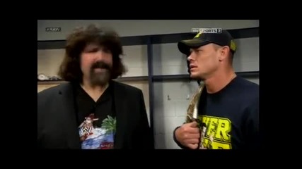 Wwe Raw 22.4.2013 John Cena And Mick Foley Backstage Segment