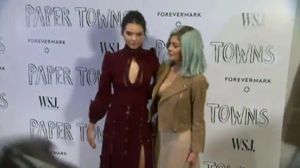 The Jenner Girls Show Lots of Skin At 'Paper Towns' Premiere