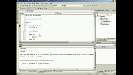 C++ - Chapter 1 - 4 Control Statements Branching 