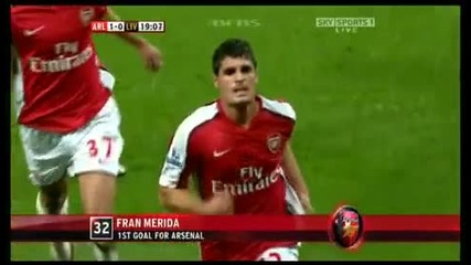 Fran Merida Goal vs Liverpool