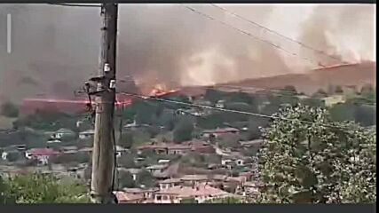 Пожар над село Ореш