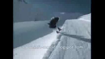 Skiing Ostrich