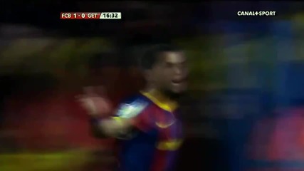 Феноменален гол от воле на Дани Алвеш срещу Хетафе 
