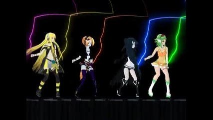 Megurine Luka, Lily, Karen, Black Rock Shooter, Gumy - Bad Apple