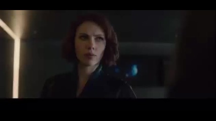 Кадър на Черната Вдовица от филма Отмъстителите 2 (2015)