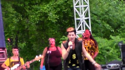 Adam Lambert - Broken English (live at Six Flags New England - May 26, 2012)