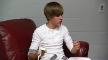 Justin Bieber on David Letterman Full interview 1.31.2011 Hq 