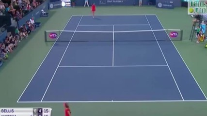 Catherine Bellis vs Petra Kvitova - Stanford Quarterfinals 2017