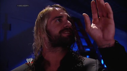 Seth Rollins interrupts his Wwe Battleground opponent Dean Ambrose: Smackdown, July 18, 2014