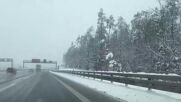 Силен снеговалеж в Германия предизвика стотици катастрофи