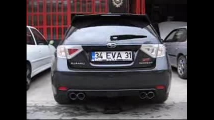 Subaru Sti Hatchback 2008 Borla Exhaust 
