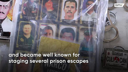 Drug lord El Chapo immortalised in Mexican merchandise
