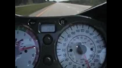 Този не го слуша главата вдига 354 km/h ( 220 mp/h ) Hayabusa Turbo !