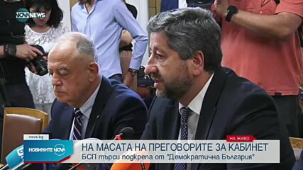 БСП на консултации с ДБ