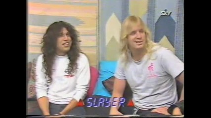 Slayer 1986 интервю