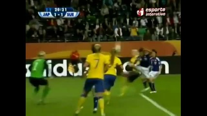 Женски футбол-1/2 финал, Япония- Швеция 3:1,световно първенство,2011