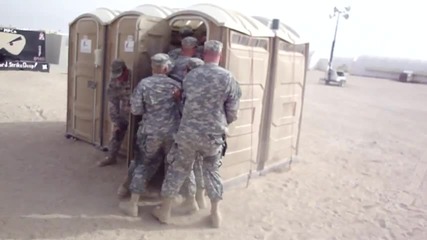 Military police - Tactical porta potty clearing