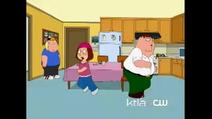 Family Guy - Баща опърдява дъщеря си и тя се изповръща - Гадост ! 