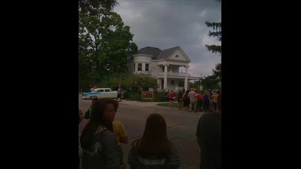 Снимки от снимачната площадка на Писък 4 + Интервюта на Нийв Кембъл, Къртни Кокс и Ема Робъртс