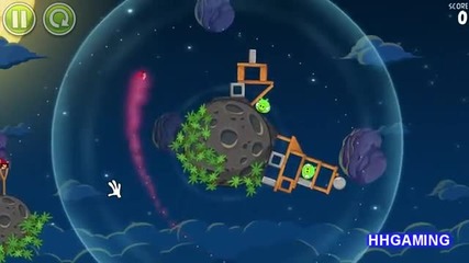 Angry Birds Space - Walkthrough 1-7