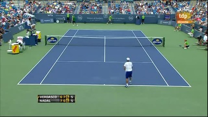 Nadal vs Verdasco - Third Set Tiebreak - Cincinnati 2011!