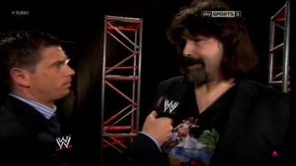 Raw 04/22/13 - Mick Foley | Backstage |..