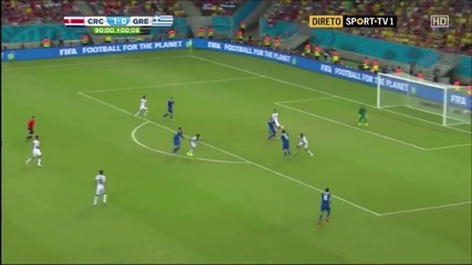 Коста Рика - Гърция 1:1 (5:3) - Видео Мондиал 2014 г.!