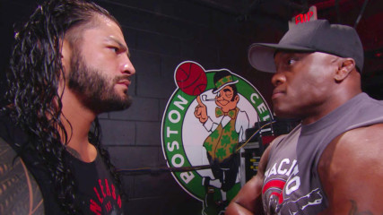 Bobby Lashley confronts Roman Reigns backstage: Raw, July 9, 2018