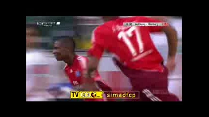 Wolfsburg - Hamburger 0 - 2 (2 - 4,  23 8 2009)