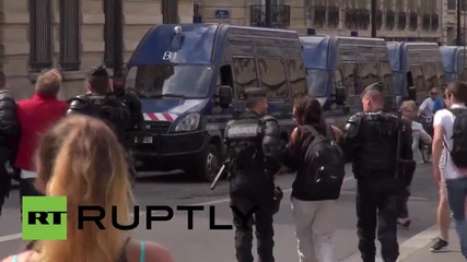 France: 20 protesters arrested at Bastille Day military parade