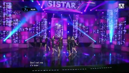Sistar- Alone @ M!countdown (19.04.2012)