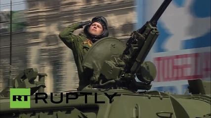Russia: Watch new high-tech armour roll through Red Square on Victory Day