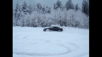 Audi S8 Дрифт В Снега