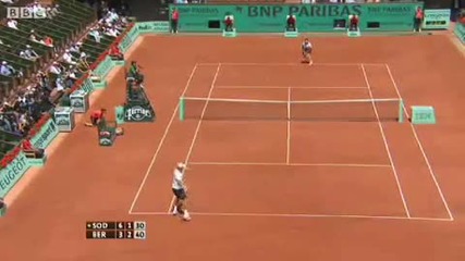 Robin Soderling vs Tomas Berdych 2010 Roland Garros 