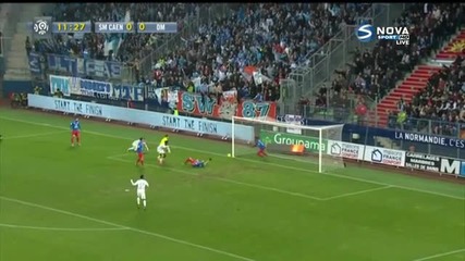 Каен - Олимпик Марсилия 1:3, 21 кръг, Лига 1