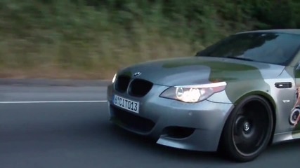 Bmw M5 звук от ауспуха 