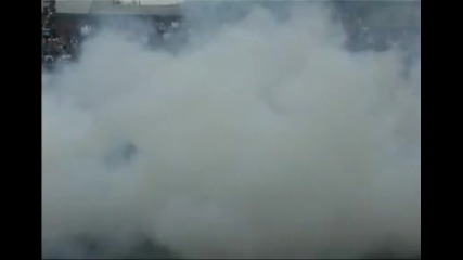 Fire Burnout! Forza at Revfest - watch until the end 