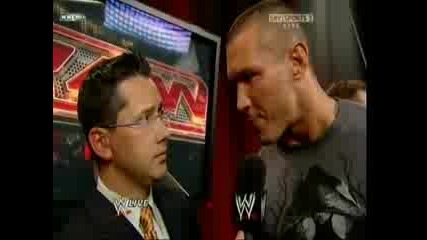 Wwe 16.03.09 Randy Orton Интервю