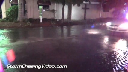 Среднощно наводнение в Сарасота, Флорида 26.9.2014