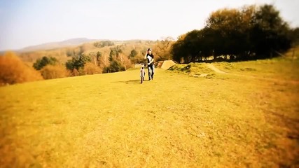 Aerial Mountain Biking