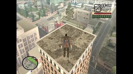 Cмешни падания на Gta san andreas