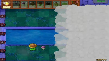 Plants vs Zombies level 4-3