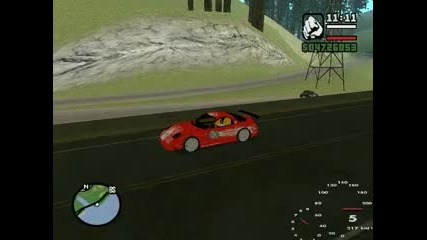 gta sa dominics mazda rx - 7 fast and furious 1 