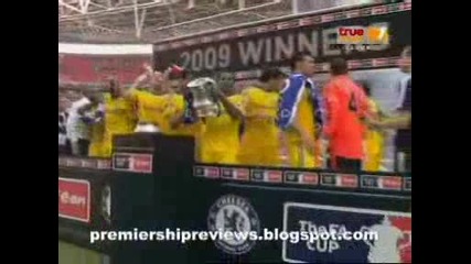 30.05 Челси спечели Фа Къп за 2009 година - Награждаване и празненства