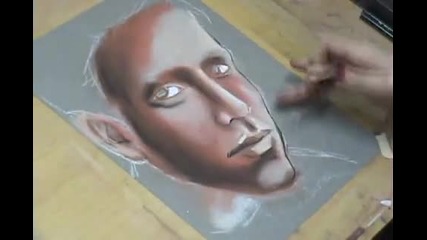 Amazing drawing of man