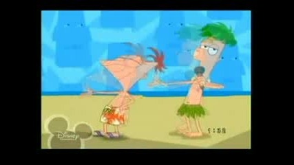 Phineas and ferb (финияс и фърб) Фърб - песен за плаж бг аудио 
